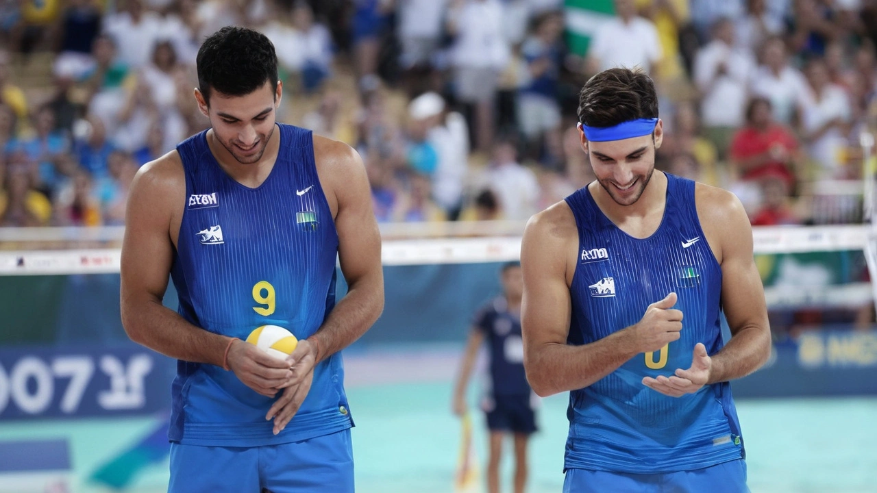 Desafio Olímpico: Andre e George Enfrentam Segunda Derrota Consecutiva no Vôlei de Praia